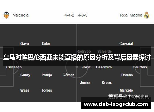 皇马对阵巴伦西亚未能直播的原因分析及背后因素探讨