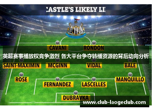 英超赛事播放权竞争激烈 各大平台争夺转播资源的背后动向分析